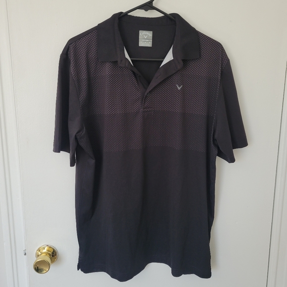 Callaway Men's Medium Black Golf Shirt - Picture 1 of 4